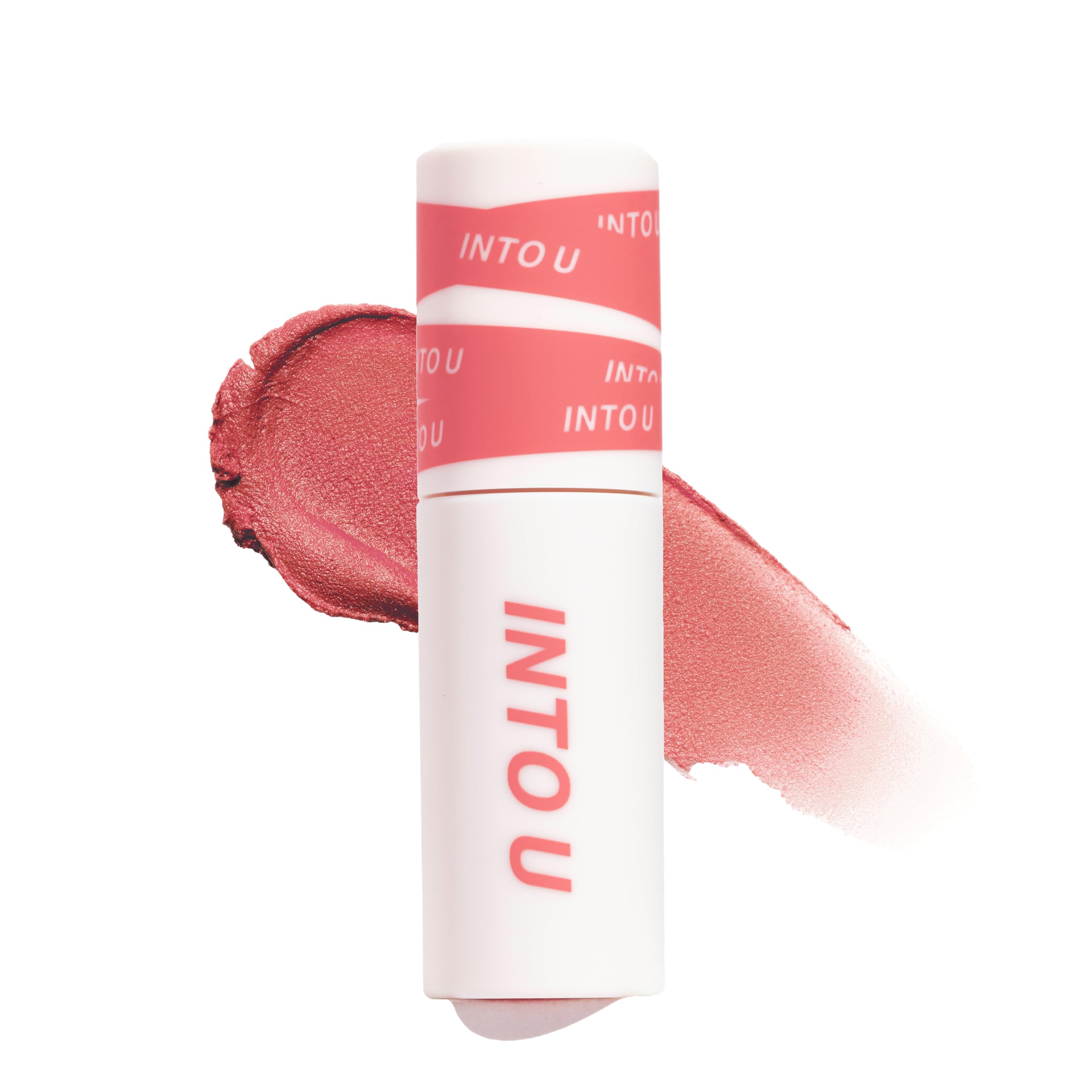 Amazon | INTO U スーパーマットリップ&チークマッド 新感覚 泥質感の